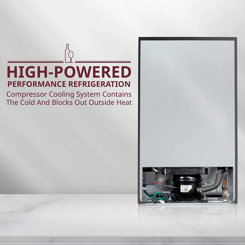 Dual Freestanding 33 Bottle Wine Cooler K196