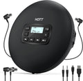 Portable CD Player with Stereo Earphones, Black G76790