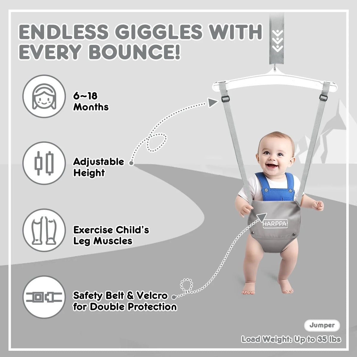 2-in-1 Toddler Swing Set with Stand, Black K98196