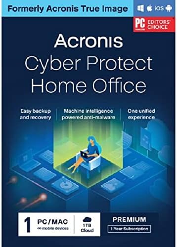 Acronis Cyber Protect Home Office Premium - 1 Computer + 1 TB Cloud Storage - 1 year subscription BOX I29236