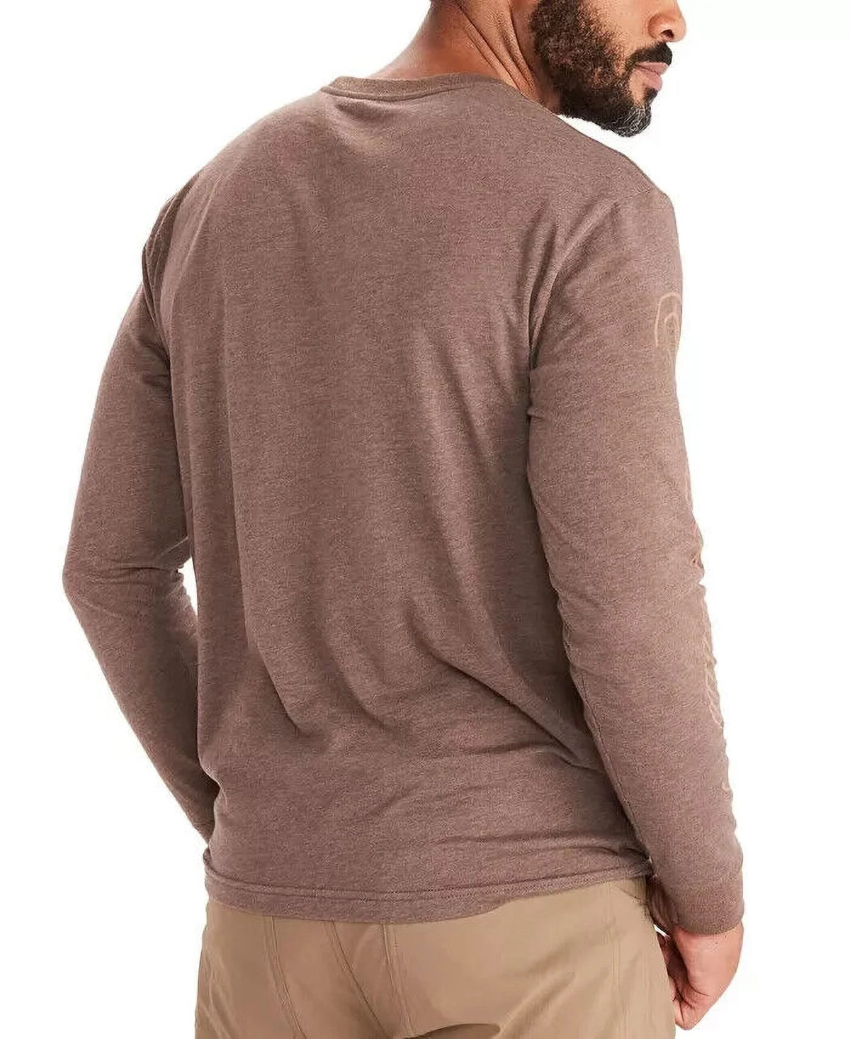 Brown Heather Long-Sleeve T-Shirt T339694