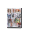 Tan Framed Canvas Art Block L177088