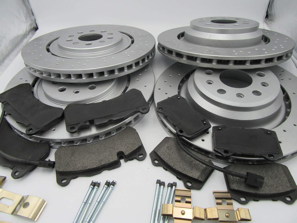 Front Rear Brake Pads and Rotors for Maserati Ghibli Sq4 Awd Quattroporte T63967