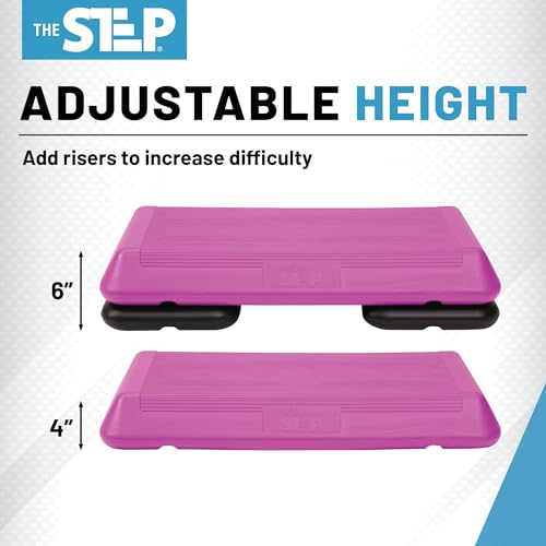 Exercise Step Platform with 2 Risers O469
