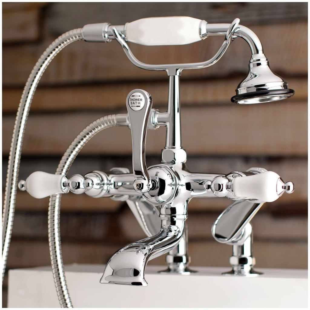 Chrome Clawfoot Tub Faucet with Hand Shower P429299
