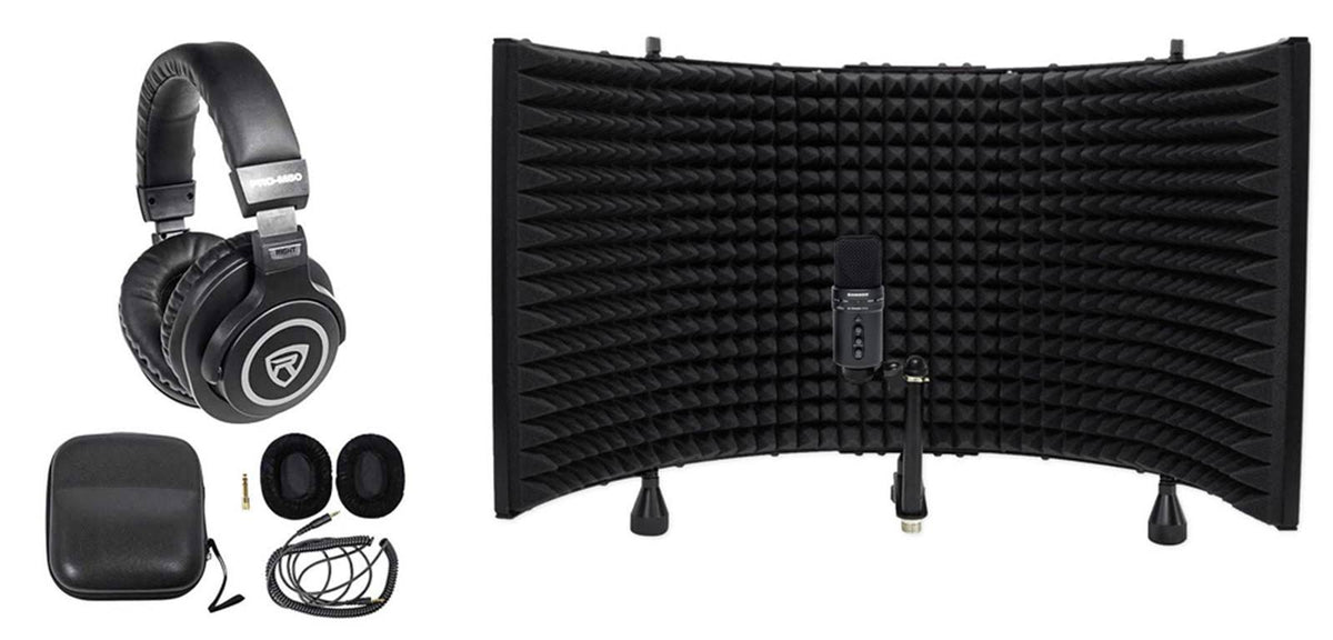 USB Podcast Microphone with Headphones N748258