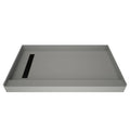 Rectangular Shower Base with Left Drain Grey W45635