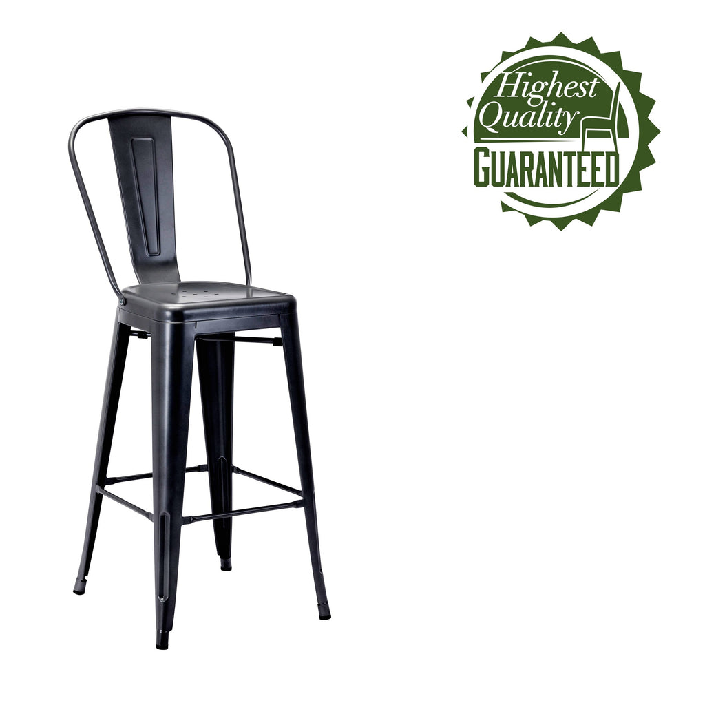 White Metal Bar Stools (Set of 4) F75940