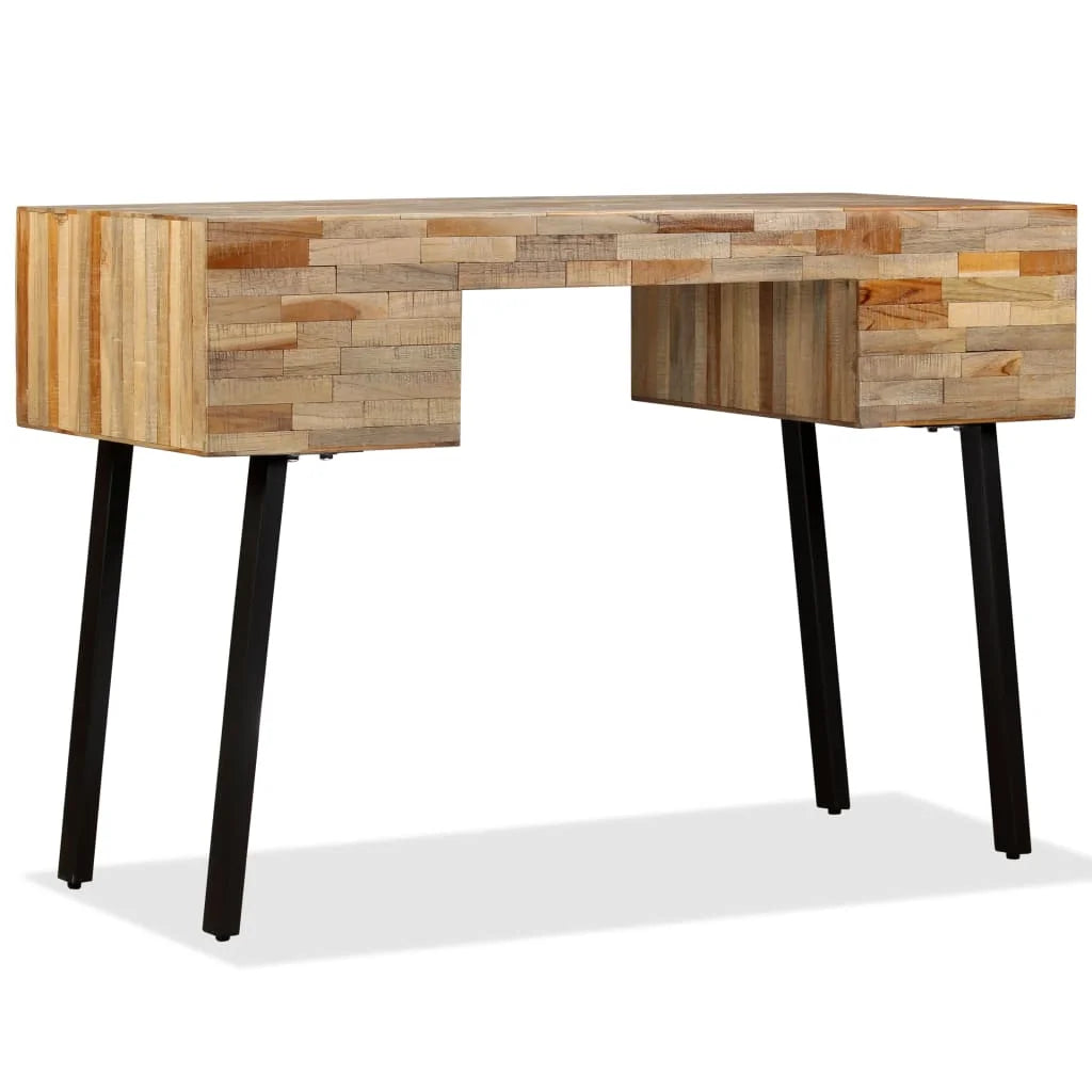 Solid Reclaimed Teak Writing Desk Z932370