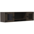 Wall-Mounted Hutch with Glass Doors F349134