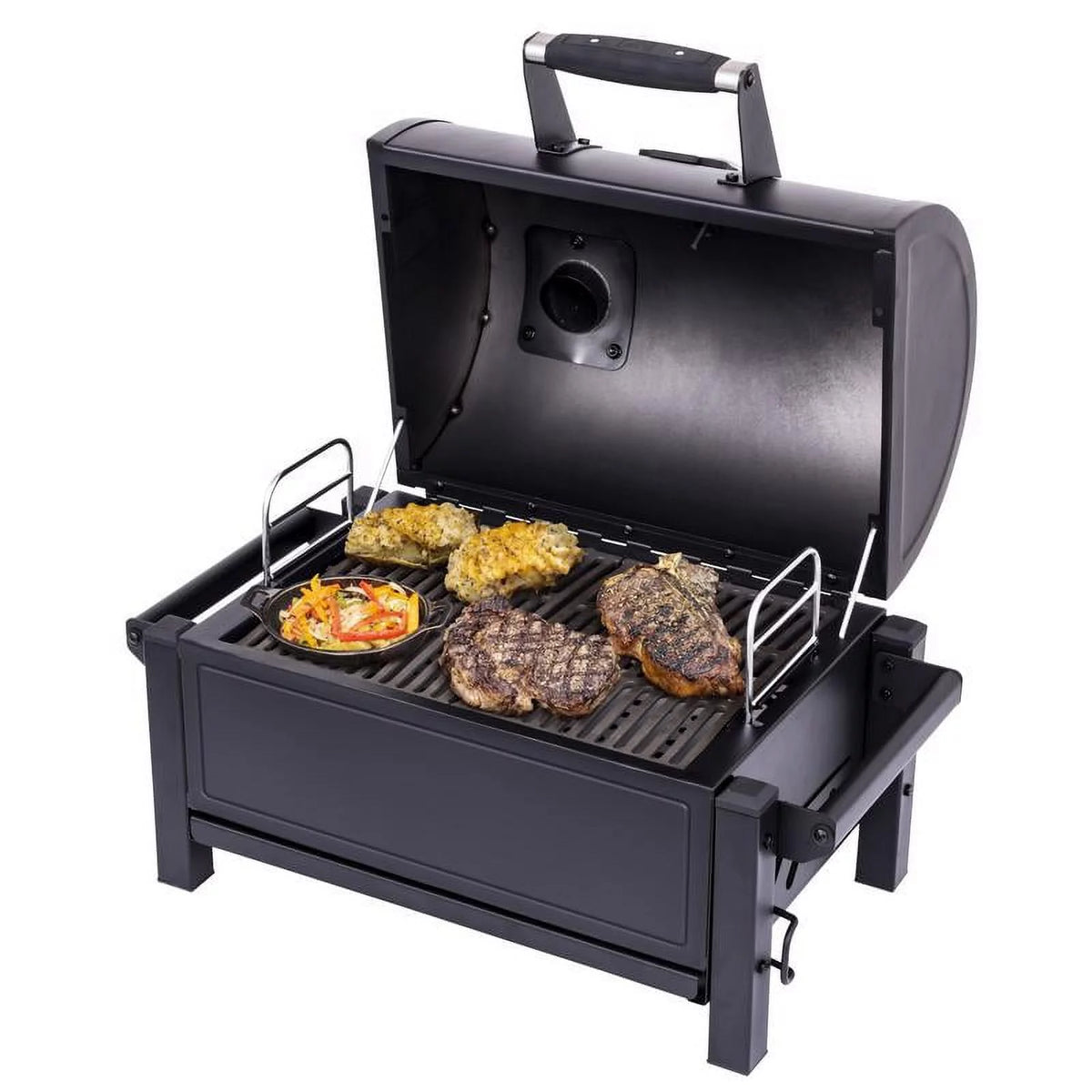 Portable Tabletop Steel Charcoal Grill Q96731