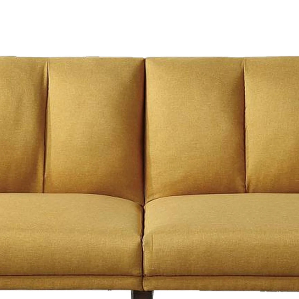 Adjustable Upholstered Sofa with Track Armrests and Angled Legs Q17474