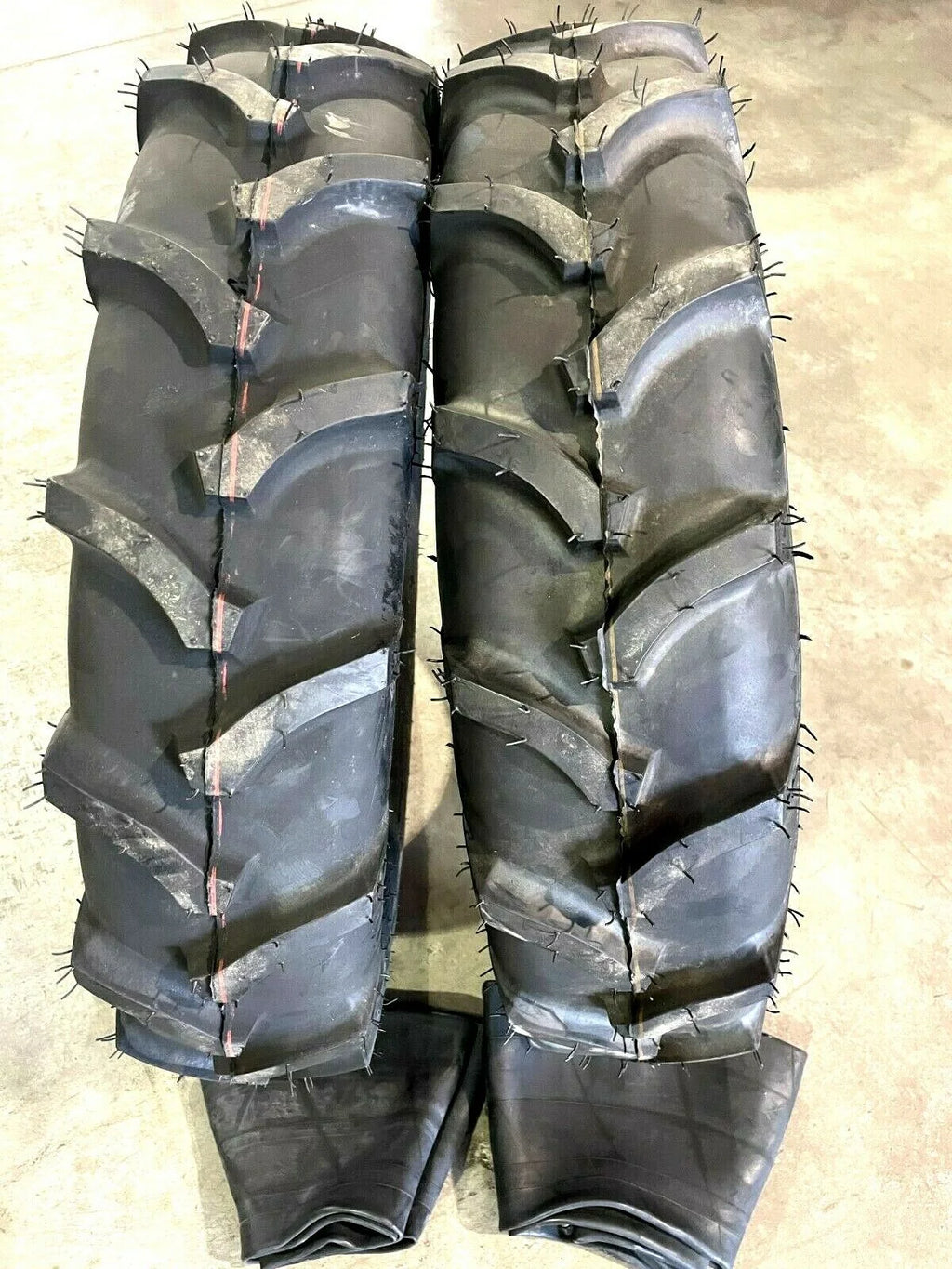 7.50-16 Farm Tractor Lug Tires With Tubes 8 Ply B156
