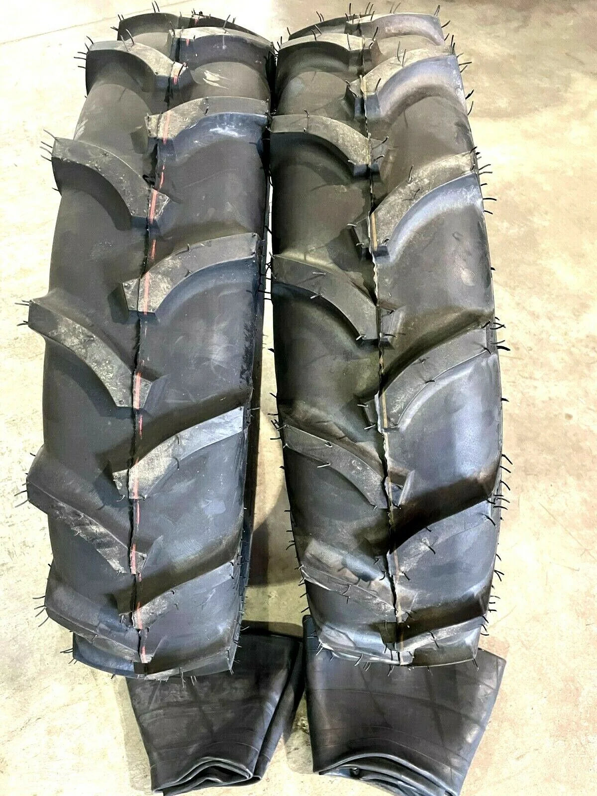 7.50-16 Farm Tractor Lug Tires With Tubes 8 Ply B156