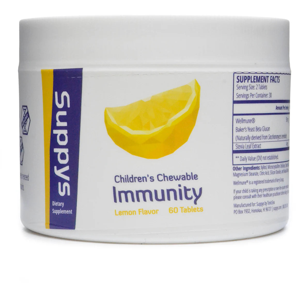 Lemon Chewable Tabs C629000