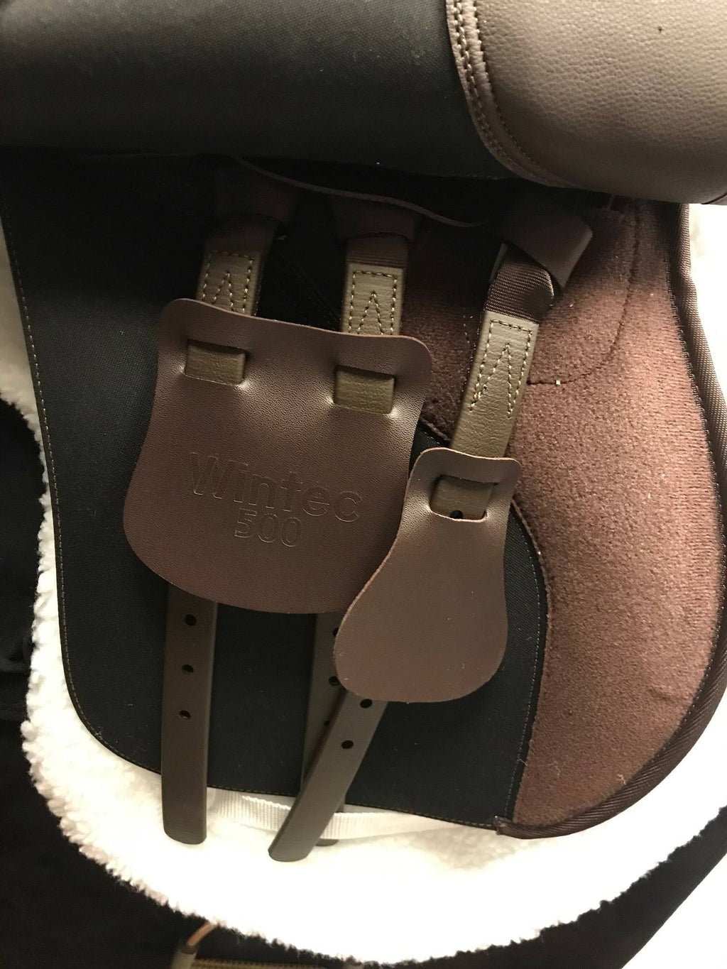 Brown Flocked All Purpose Saddle A1454