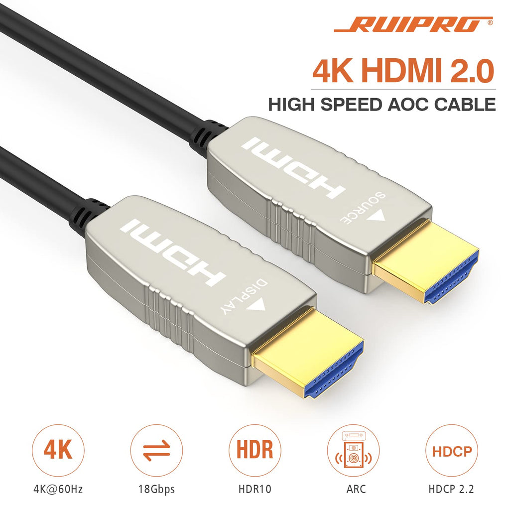 HDMI2.0b Fiber Optic Cable 65 feet 20m Q2599