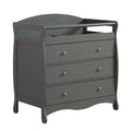 Gray 3 Drawer Changing Dresser G2966