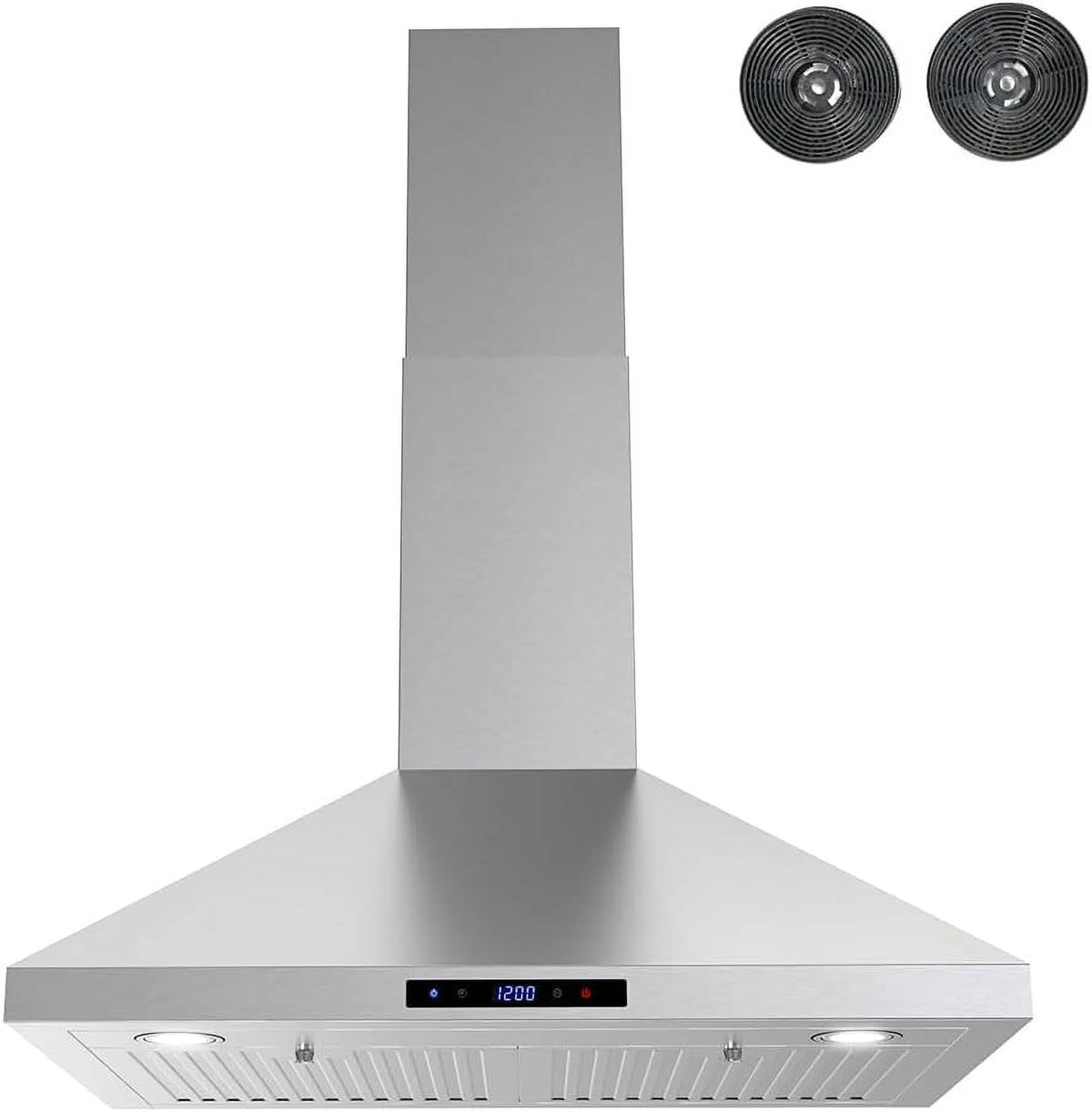 30 in. Ductless Wall Mount Range Hood with Baffle Filters S93320