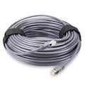 Outdoor Shielded Cat6 Cable 100ft Waterproof UV Resistant Gold Plated RJ45 Connector W6919