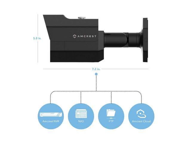 4MP Outdoor PoE Bullet Security Camera A75195