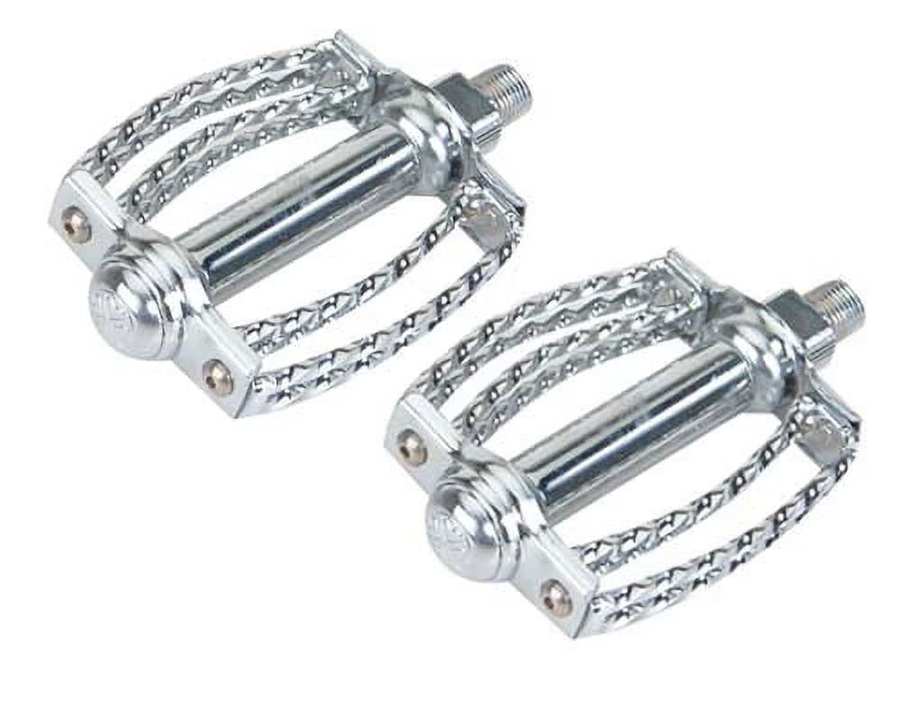 Twisted Pedals 1/2" Chrome Bike Pedals L8005