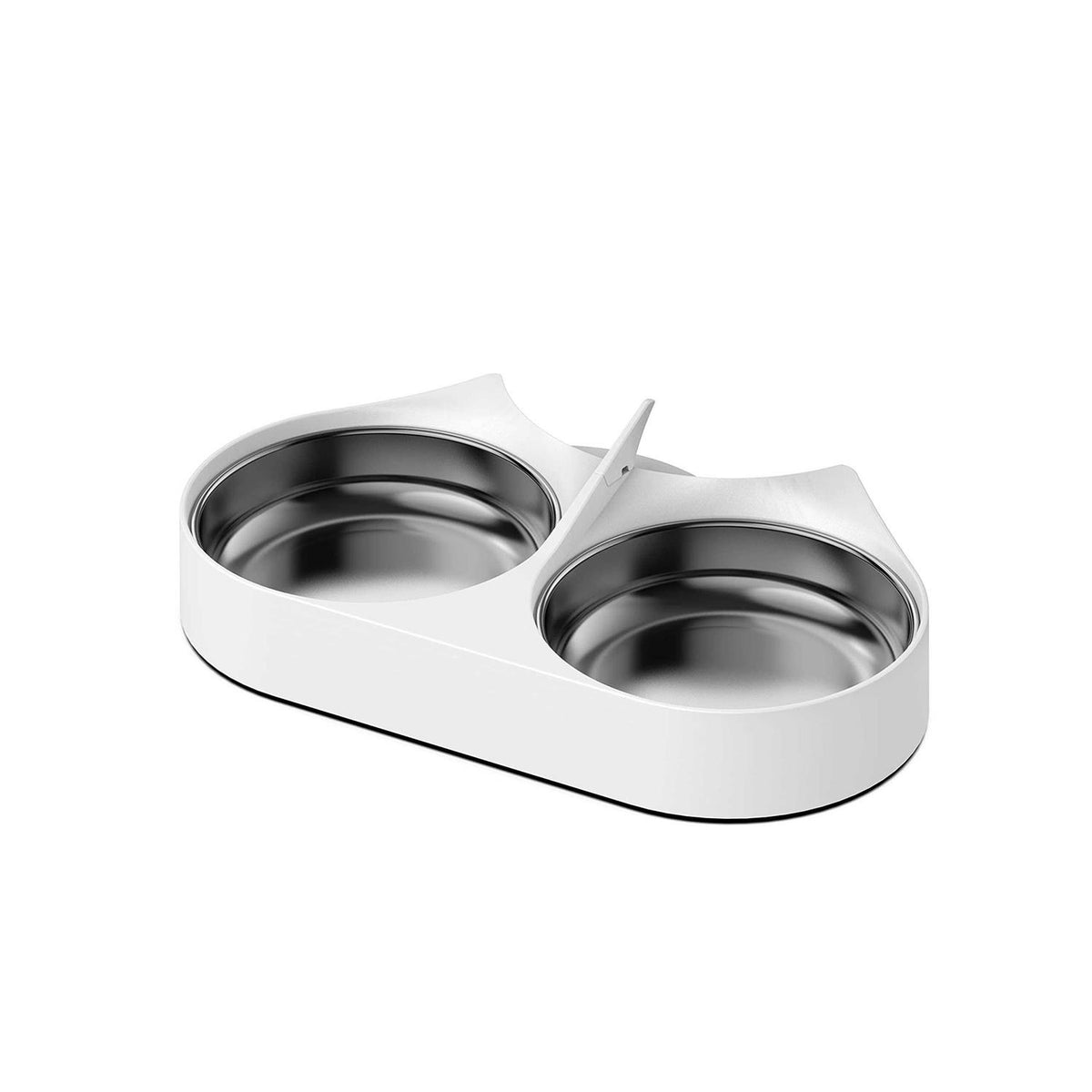 Automatic Pet Food Splitter with Stainless Steel Bowls R176