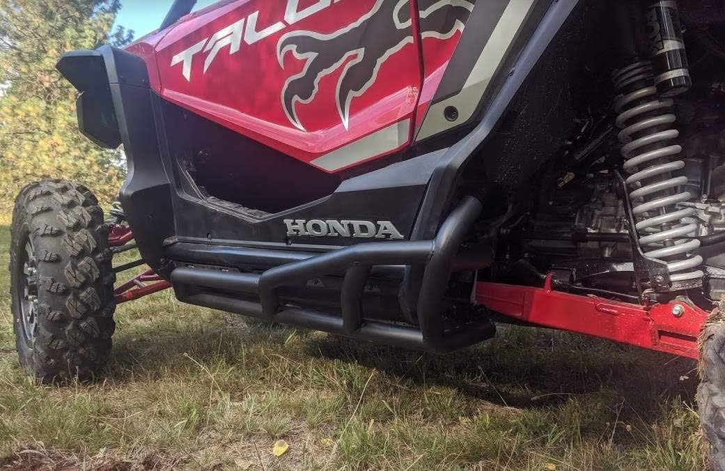Black Nerf Bars Rock Sliders Tree Kickers for Honda Talon Two Seat 1000X / 1000R O47496