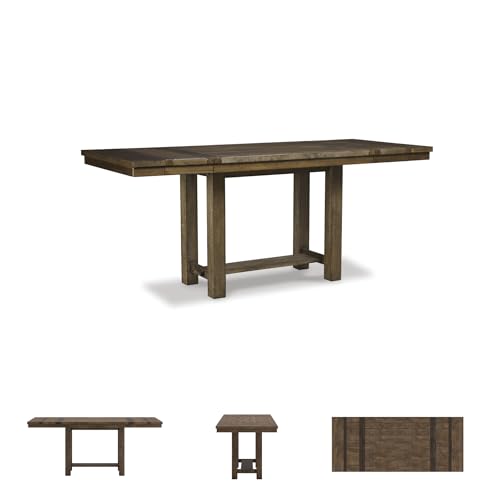 White Dining Extension Table with Trestle Base F70533