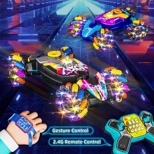 Gesture Sensing RC Stunt Car with Light & Music C542